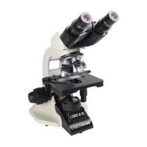 Microscópio Binocular Plano Biológico Planacromáticas L2000 em uso laboratorial