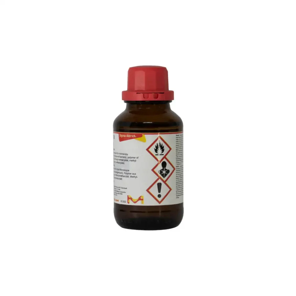 Frasco de Entellan 100ml, meio de montagem para microscopia Hodayalab