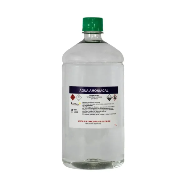 Frasco de Água Amoniacal 1 Litro da marca Suetam