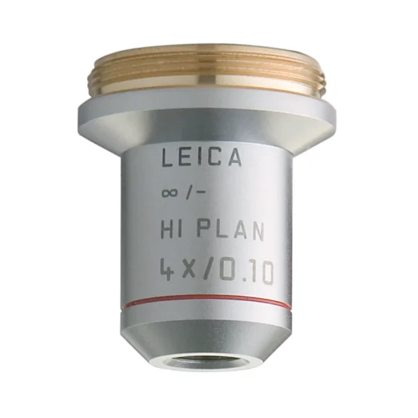 Objetiva para Microscópio Leica 4x/0.10 ∞/-