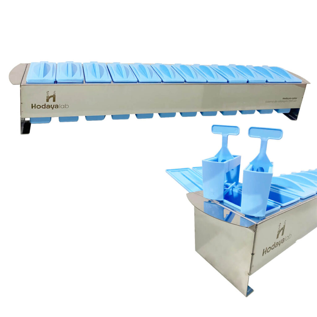 Sistema para coloração manual de lâminas histológicas e citológicas